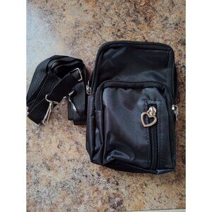 Crossbody Bag Cell Phone Purse Travel Pouch Small Shoulder Bag For Women Black